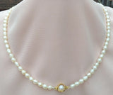 Mini Natural South Sea Pearl Necklace for Girls - Customizable Length