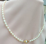Mini Natural South Sea Pearl Necklace for Girls - Customizable Length