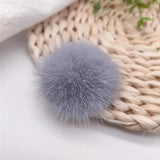 Real Mink Fur Pomom Jewelry Finding 6 Colors Half Ball for DIY Accessories