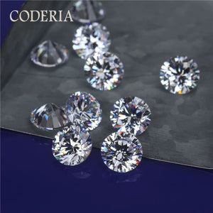 1.5CT Round D Moissanite Nude Drill VVS1