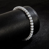 Moissanite Bracelet Women S925 Silver Tennis Chain Fine Jewel