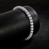 Moissanite Bracelet S925 Sterling Silver 4mm Tennis Bangles