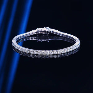 Moissanite Sparkling Full Diamond Bracelet 925 Sterling Silver