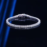 Moissanite D Sparkling Full Diamond Bracelet 925 Sterling Silver