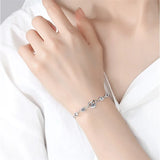 Amethyst Gemstone S925 Silver Bracelet for Women