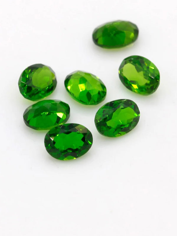 Natural Diopside 3*5mm Gem Oval Bracelet Necklace DIY Loose Gemstones