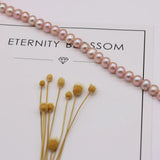 Natural Freshwater Pearl Beads Round Loose Pearls Bead DIY Jewelry Making