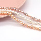 Natural Freshwater Pearl Beads Round Loose Pearls Bead DIY Jewelry Making