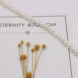 Natural Freshwater Pearl Beads Round Loose Pearls Bead DIY Jewelry Making