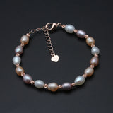 Freshwater Pearl Bracelet for Women, Adjustable Femme Bracelet