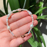 Baroque Pearl Beaded Strand Bracelets Wedding Jewelry