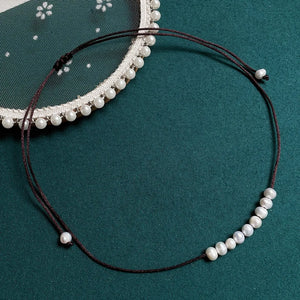 Freshwater Pearl Necklace for Women Girls Wedding Jewelry