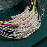 Freshwater Pearl Necklace for Women Girls Wedding Jewelry
