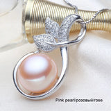 Freshwater Pearl Pendant, 925 Silver Necklace, Girl Gift