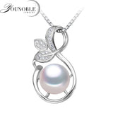 Freshwater Pearl Pendant, 925 Silver Necklace, Girl Gift