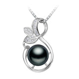 Freshwater Pearl Pendant, 925 Silver Necklace, Girl Gift