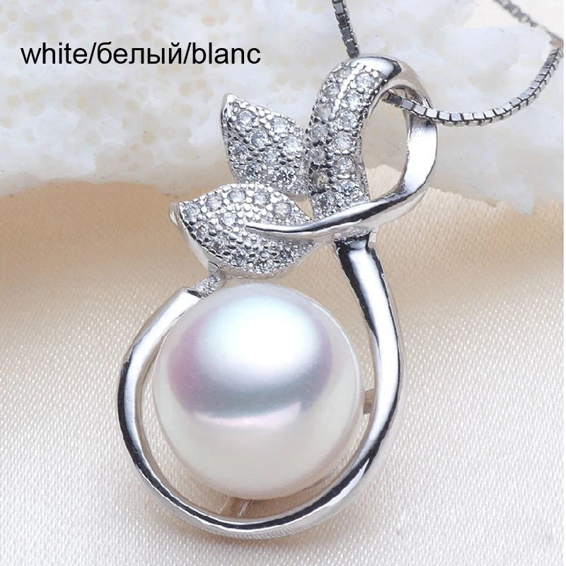 Freshwater Pearl Pendant, 925 Silver Necklace, Girl Gift