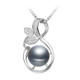 Freshwater Pearl Pendant, 925 Silver Necklace, Girl Gift