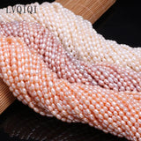 Natural Freshwater Pearl Rice Beads Loose Pearls For DIY Jewelry Making