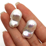 Natural Freshwater Pearls Beads Baroque Irregular No Holes for Jewelry Making