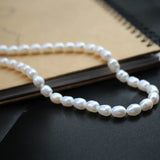 7-8mm Oval Freshwater Pearl Beads for Jewelry Making