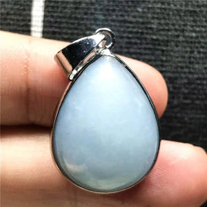 Natural Ocean Aquamarine Pendant Jewelry For Woman Lady Man