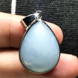 Natural Ocean Aquamarine Pendant Jewelry For Woman Lady Man