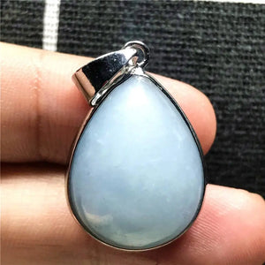 Natural Ocean Aquamarine Pendant Jewelry For Woman Lady Man