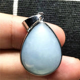 Natural Ocean Aquamarine Pendant Jewelry For Woman Lady Man