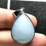 Natural Ocean Aquamarine Pendant Jewelry For Woman Lady Man