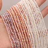 Natural Pearl Beads Freshwater Pearls for Jewelry Making DIY Craft