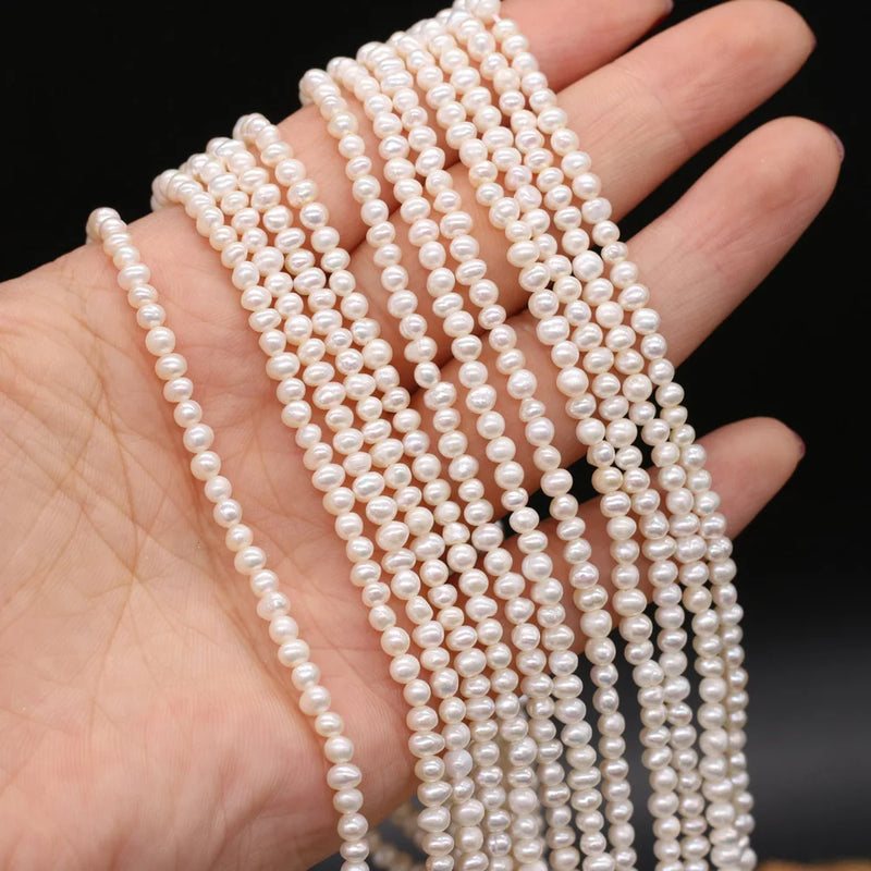 Natural Pearl Beads Freshwater Pearls for Jewelry Making DIY Craft