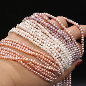 Natural Pearl Beads Freshwater Pearls for Jewelry Making DIY Craft