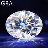 D VVS1 Moissanite Loose Gemstones 0.1-8ct Excellent Cut