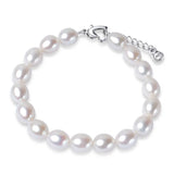 Real Pearl Bracelet AAAA Natural Freshwater Pearl Bangles Jewelry Women