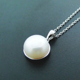 Real Pearl Pendant 925 Sterling Silver Freshwater Pearl Charm