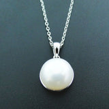 Real Pearl Pendant 925 Sterling Silver Freshwater Pearl Charm