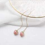 Copper Metal Charms Resin Strawberry Charms 2pcs/lot DIY Jewelry Making Finding