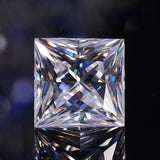 Real Princess Cut Moissanite Diamond 10ct Loose Gemstones Pass Diamond Test