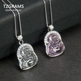 925 Silver Natural Gemstone Pendant Necklace for Women