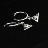 925 Silver CZ Geometric Earrings Fine Jewelry Gift