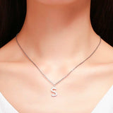 925 Sterling Silver Initial Charms Pendant for Women Girls - Undertale Gift