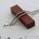 925 Silver Necklace Chain Foxtail 1.6mm Solid Thai Silver Jewelry