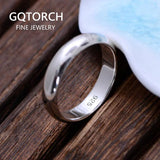 925 Silver Couple Rings Smooth Wedding Band Jewelry