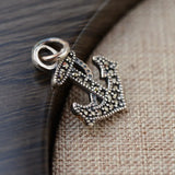 925 Silver Anchor Pendant with Mosaic Thai Silver Jewelry