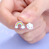 925 Sterling Silver Stud Earring for Women and Japanese Ear Pierced
