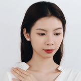 925 Sterling Silver Stud Earring for Women and Japanese Ear Pierced