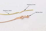 925 Sterling Silver Bracelet Snake Chain Beads Hand Band DIY Jewelry