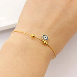 925 Sterling Silver Bracelet Snake Chain Beads Hand Band DIY Jewelry