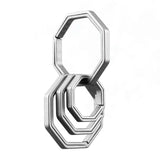 Real Pure Titanium Key Ring TC4 Lightweight Hanging Buckle Key Rings Holder